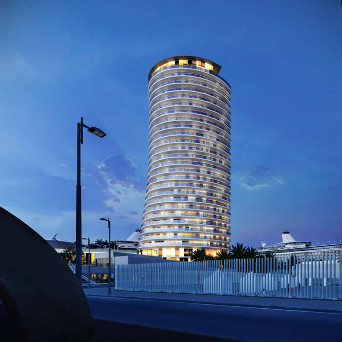 torre del puerto hotel en malaga