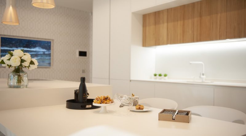 Arquitectura Singular Escenium cocina minimalista