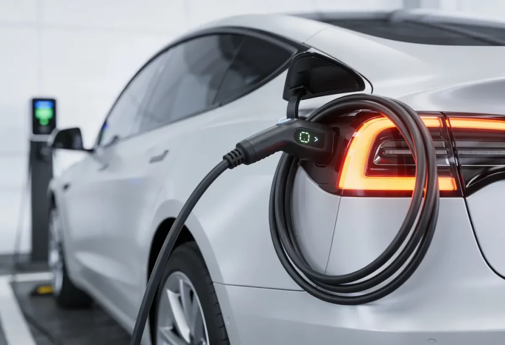 estación de carga vehículo eléctrico movilidad eléctrica