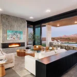 Casa Tubac de Tamen Arq en el paisaje desértico de Arizona